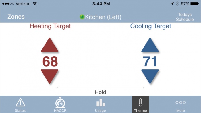 SiteSage thermostat control app